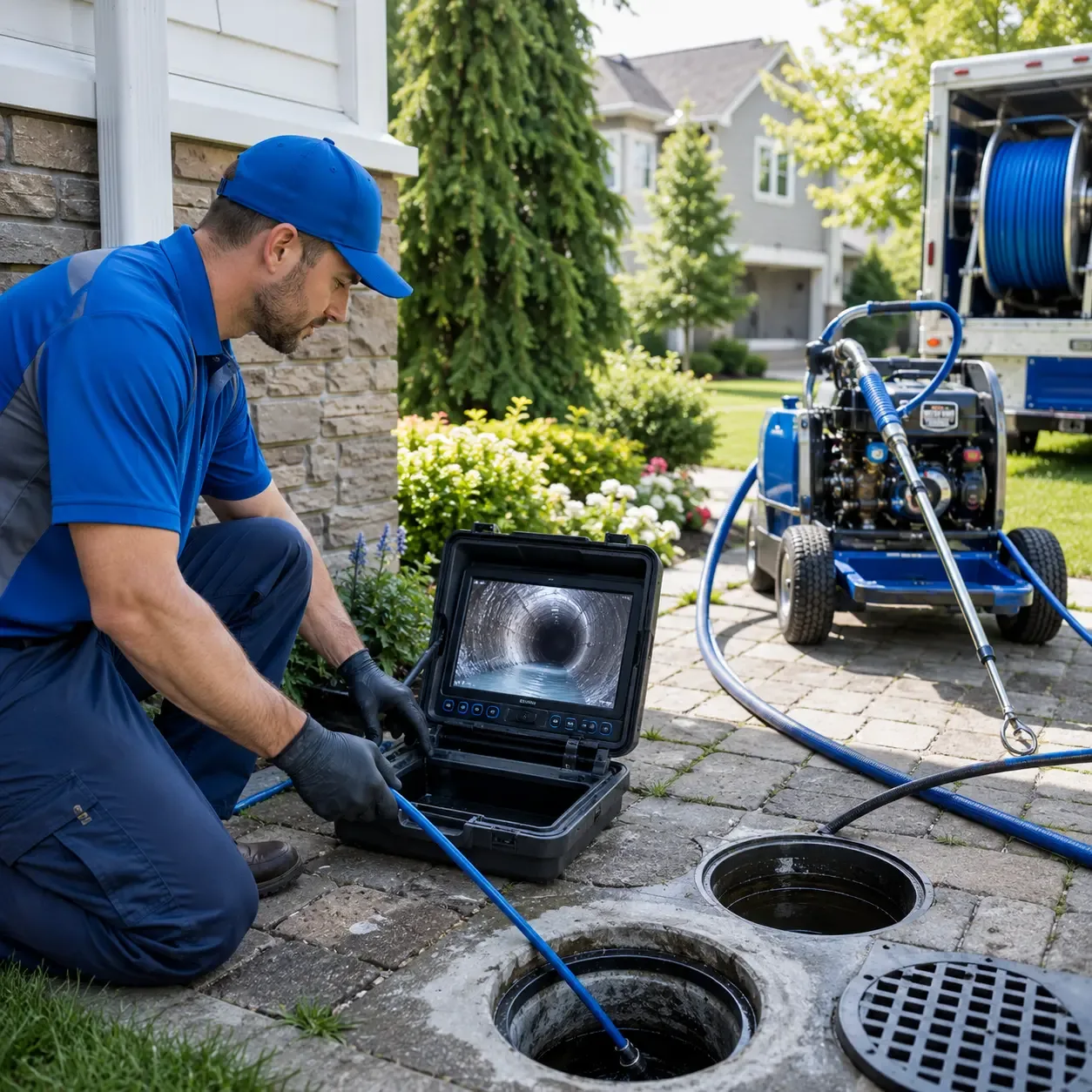Outdoor drain cleaning professionals serving Devine, TX